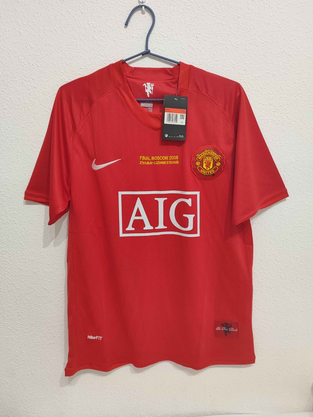 Camiseta local Manchester United 2008 retro